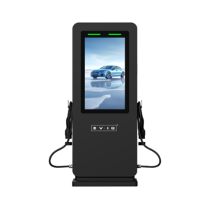 22kW AC Dual Socket Freestanding Charger With Advert Screen